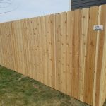 Plain Wood Solid Fence