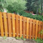 Tan Wooded Fence