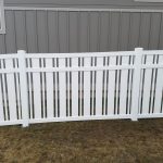 White Fencing And House